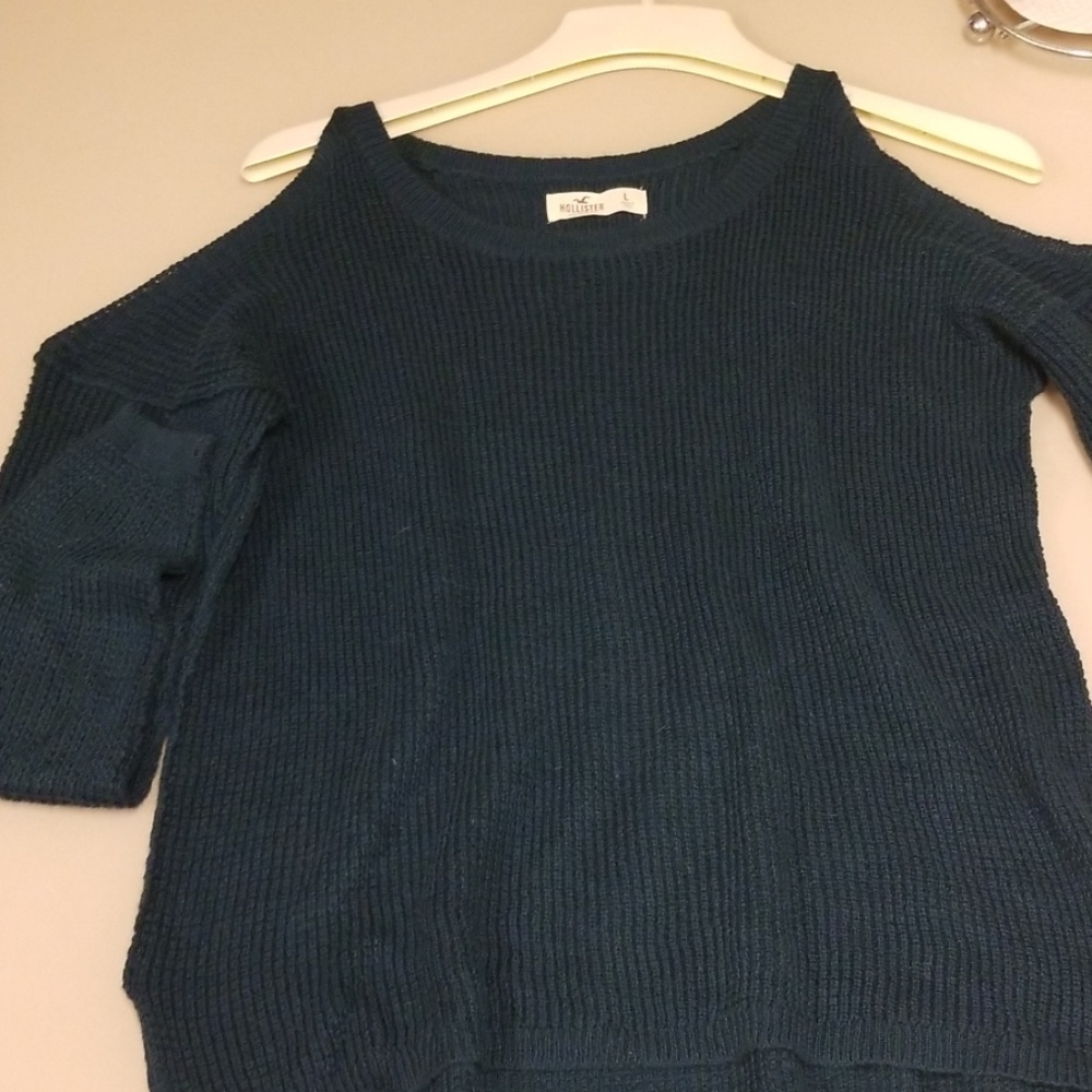 Hollister cold shoulder sweater